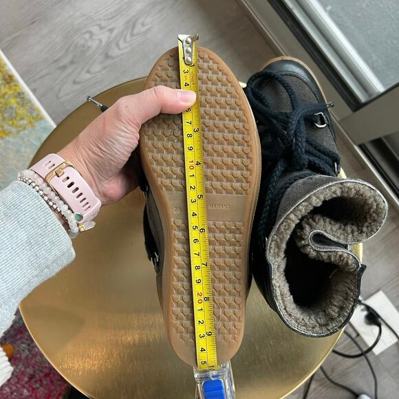 Isabel Marant NOWLES SNOW BOOTS size EUR 38 US 8 - Picture 13 of 14